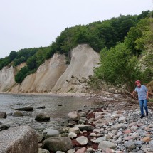 More chalk cliffs northeast of Sassnitz